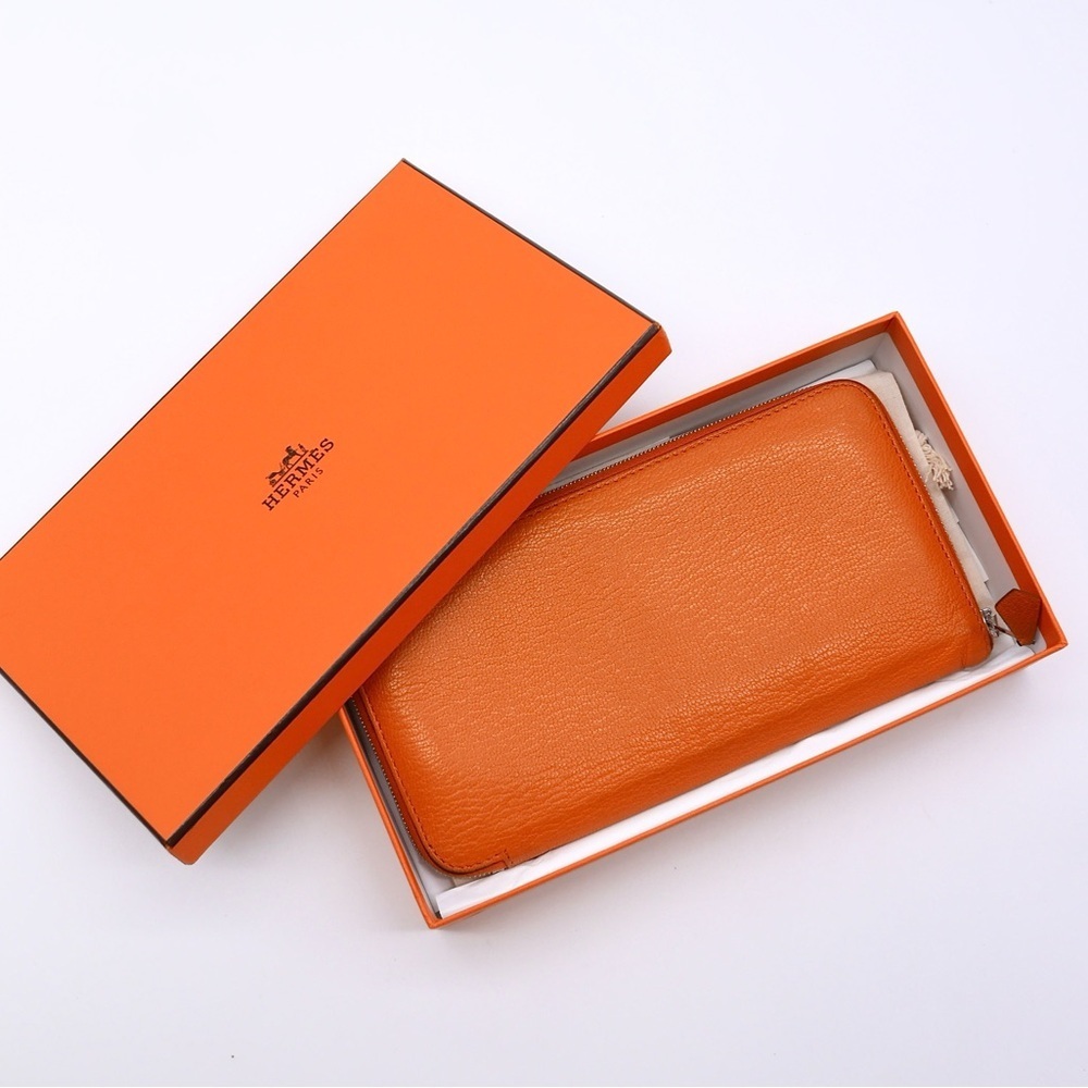 🍓HERMES Azap All Leather Wallet
